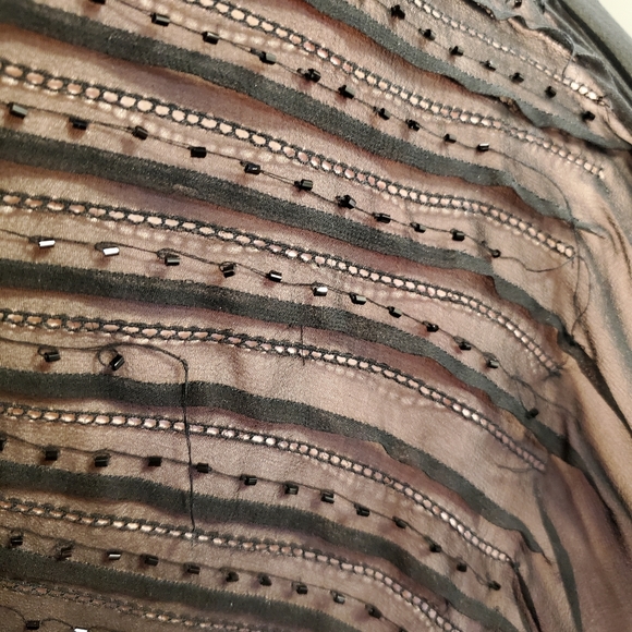 Vintage asymmetrical beaded dress - Picture 3 of 7